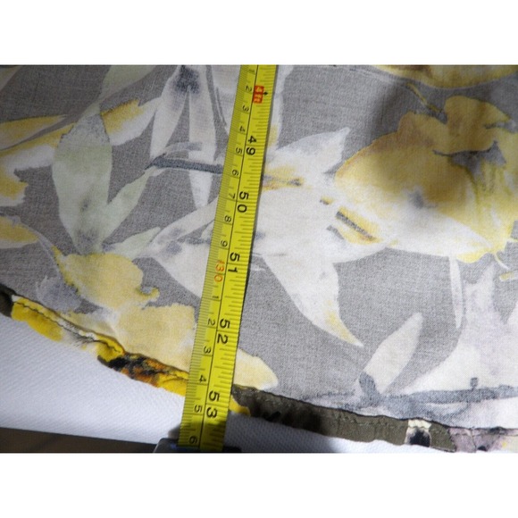 Evri Large Floral Yellow Dress Long Maxi High Low Sleeveless Flowy Boho Casual - Picture 8 of 11